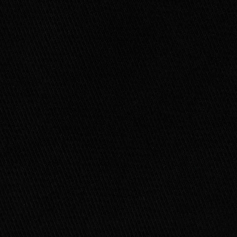 Brushed Polyester Stretch Twill Fabric, 280 gsm — Black, ref EF-232400