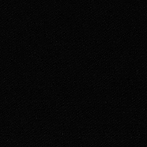 Brushed Polyester Stretch Piqué Knit Fabric, 220 gsm — Black, ref EF-232403