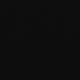Brushed Polyester Stretch Piqué Knit Fabric, 220 gsm — Black