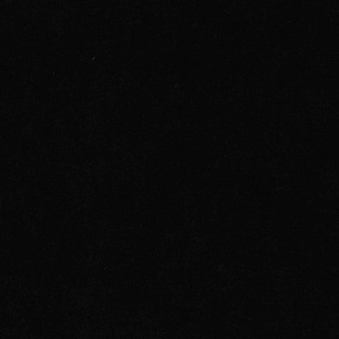 Brushed Polyester Woven Fabric, 200 gsm — Black