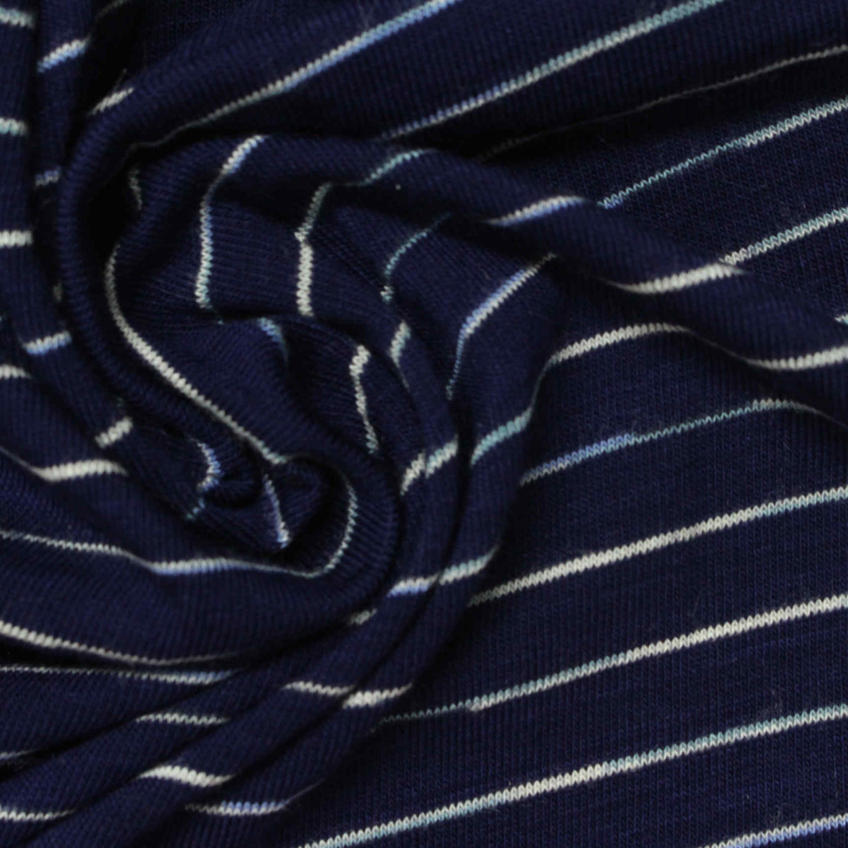 White Stripes Knit, Viscose