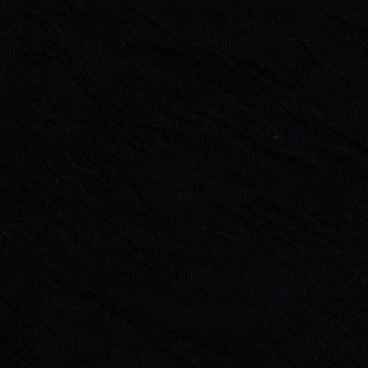 Jacquard Polyester Viscose Stretch Crepe Fabric, 240 gsm, 160 cm — Black
