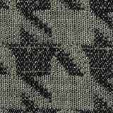 Dark Grey Houndstooth Chunky Knit, Polyester — texture