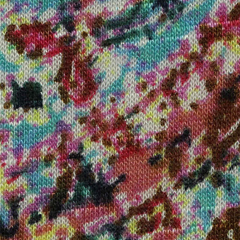 Pink Abstract Knit, Viscose, 150 gsm