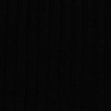 Viscose Polyester Chunky Knit Fabric, 195 gsm, 160 cm — Black
