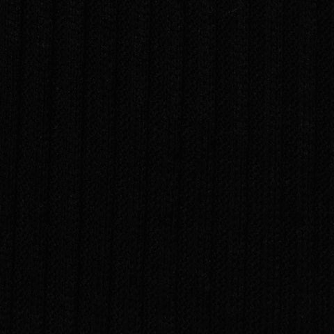 Viscose Polyester Chunky Knit Fabric, 195 gsm, 160 cm — Black