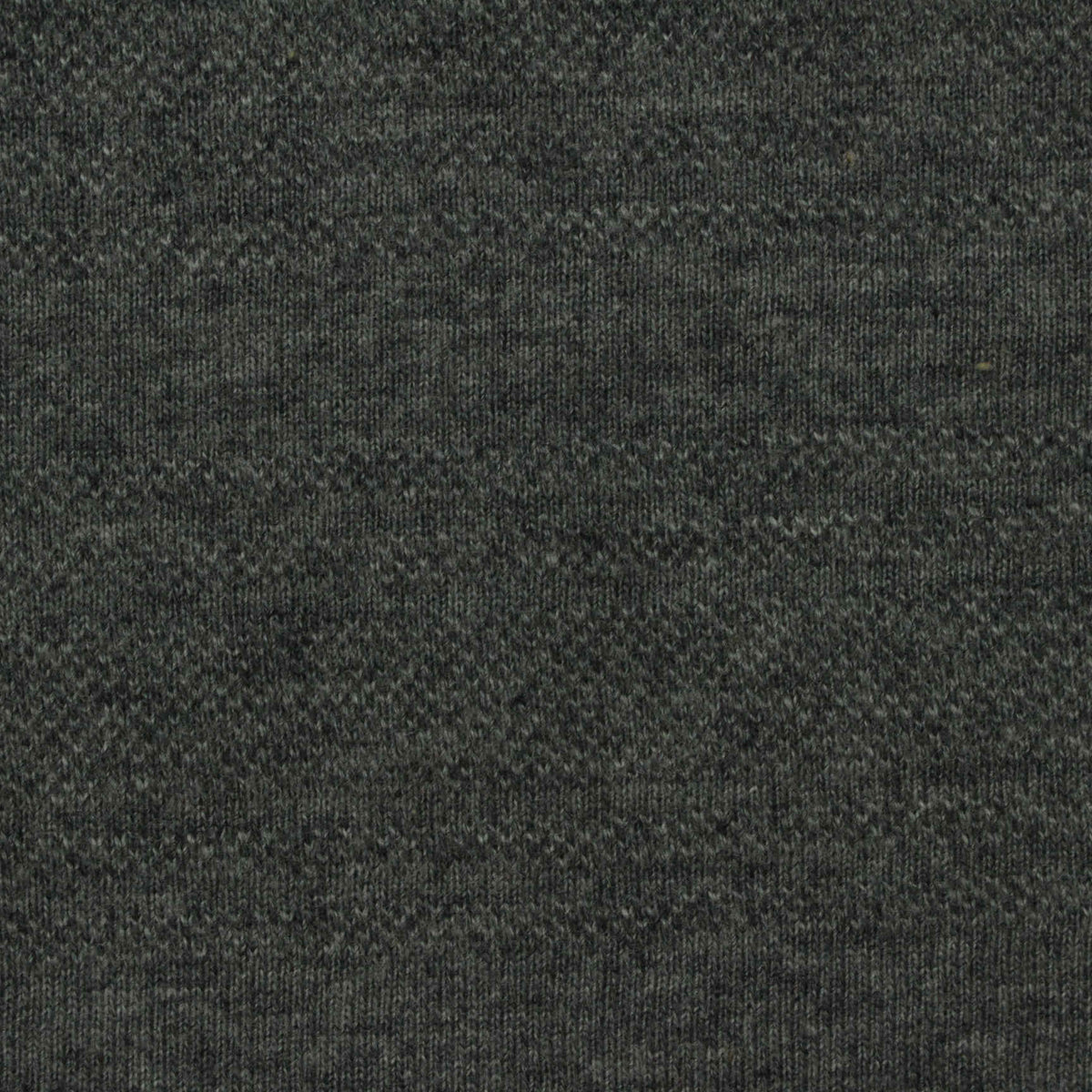 Dark Grey Marl Jersey Knit, Cotton, 215 gsm