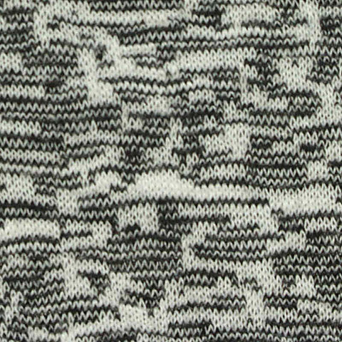 Black Marl Interlock Knit, Polyester, 230 gsm