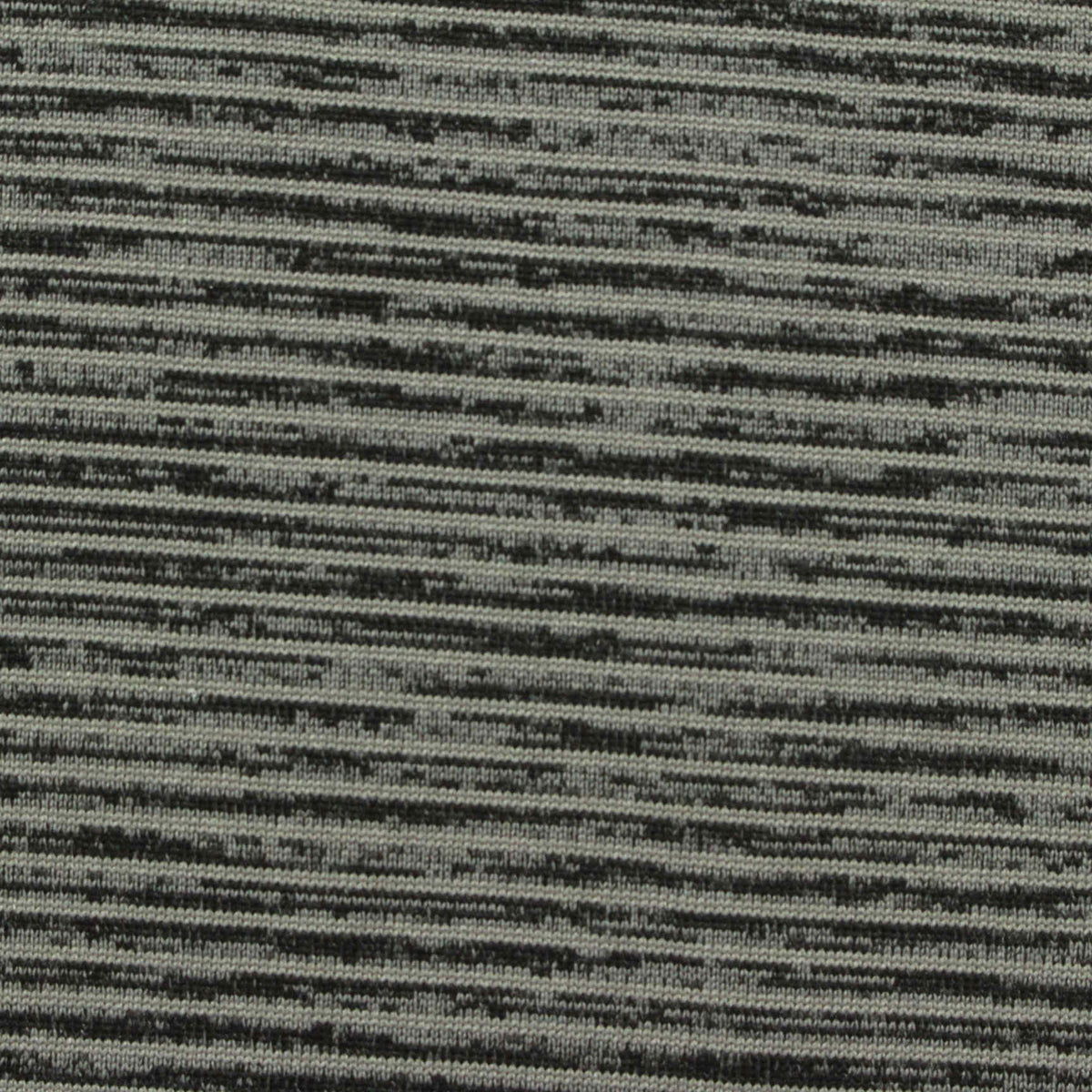 Heathered Grey Horizontal-Stripe Knit, Polyester