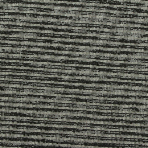 Heathered Grey Horizontal-Stripe Knit, Polyester