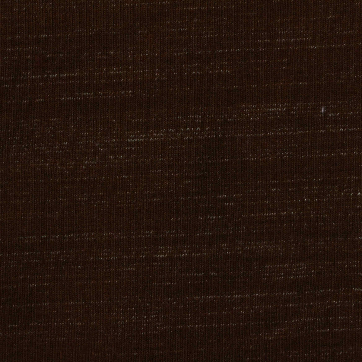 Dark Brown Marl French Terry, Cotton