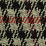 Black Houndstooth Interlock Knit, Polyester — texture