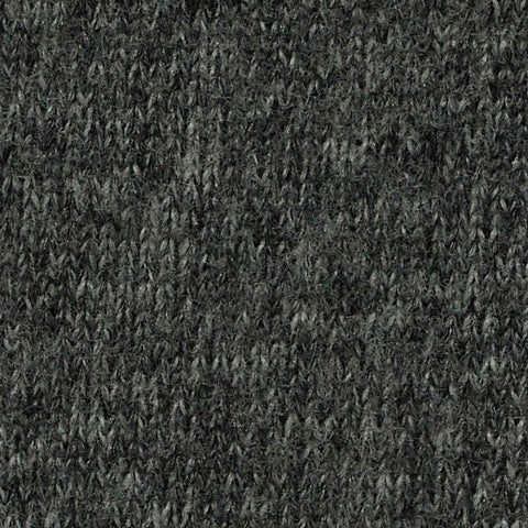 Dark Grey Heathered-Marl Chunky Knit, Polyester, 250 gsm
