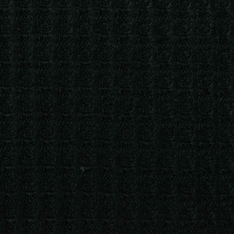 Black Tone-on-Tone Waffle Knit, Polyester
