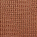 Polyester Stretch Waffle Knit Fabric, 180 gsm, 150 cm — Brown