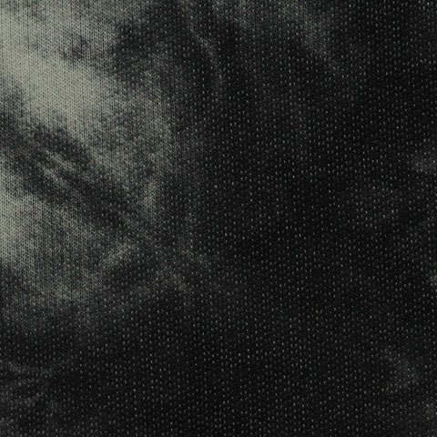 Grey Abstract French Terry, Cotton-Poly, 220 gsm