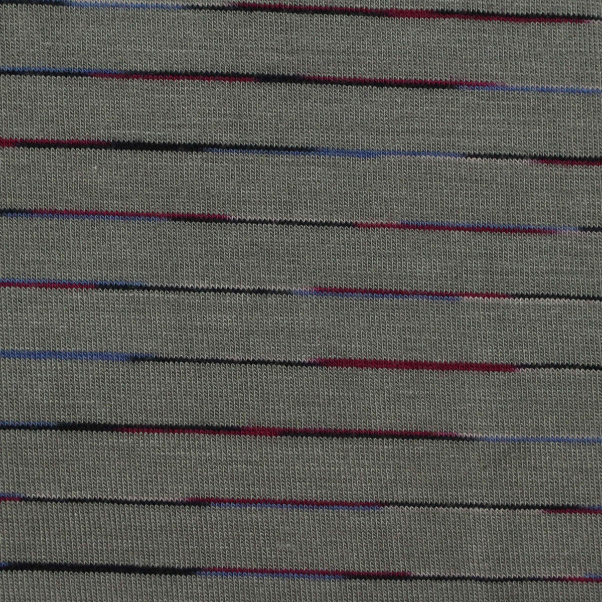 Grey Horizontal-Stripe Knit, Viscose, 160 gsm