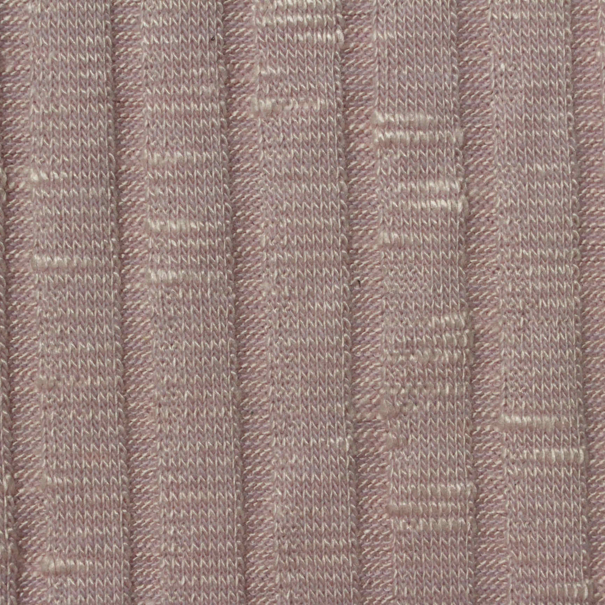 Pink Marl Rib Knit, Viscose-Poly, 315 gsm