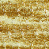 Gold Openwork Chunky Knit, Polyester — texture
