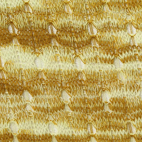 Gold Openwork Chunky Knit, Polyester