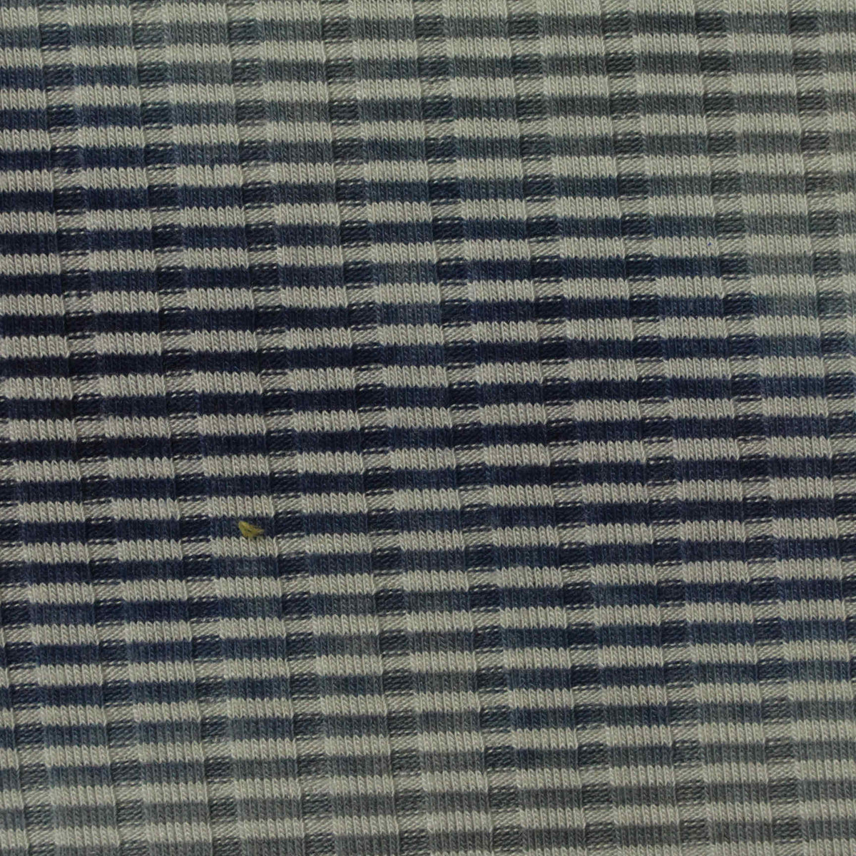 Blue Check Rib Knit, Poly-Viscose
