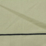 Black Horizontal-Stripe Jersey Knit, Cotton