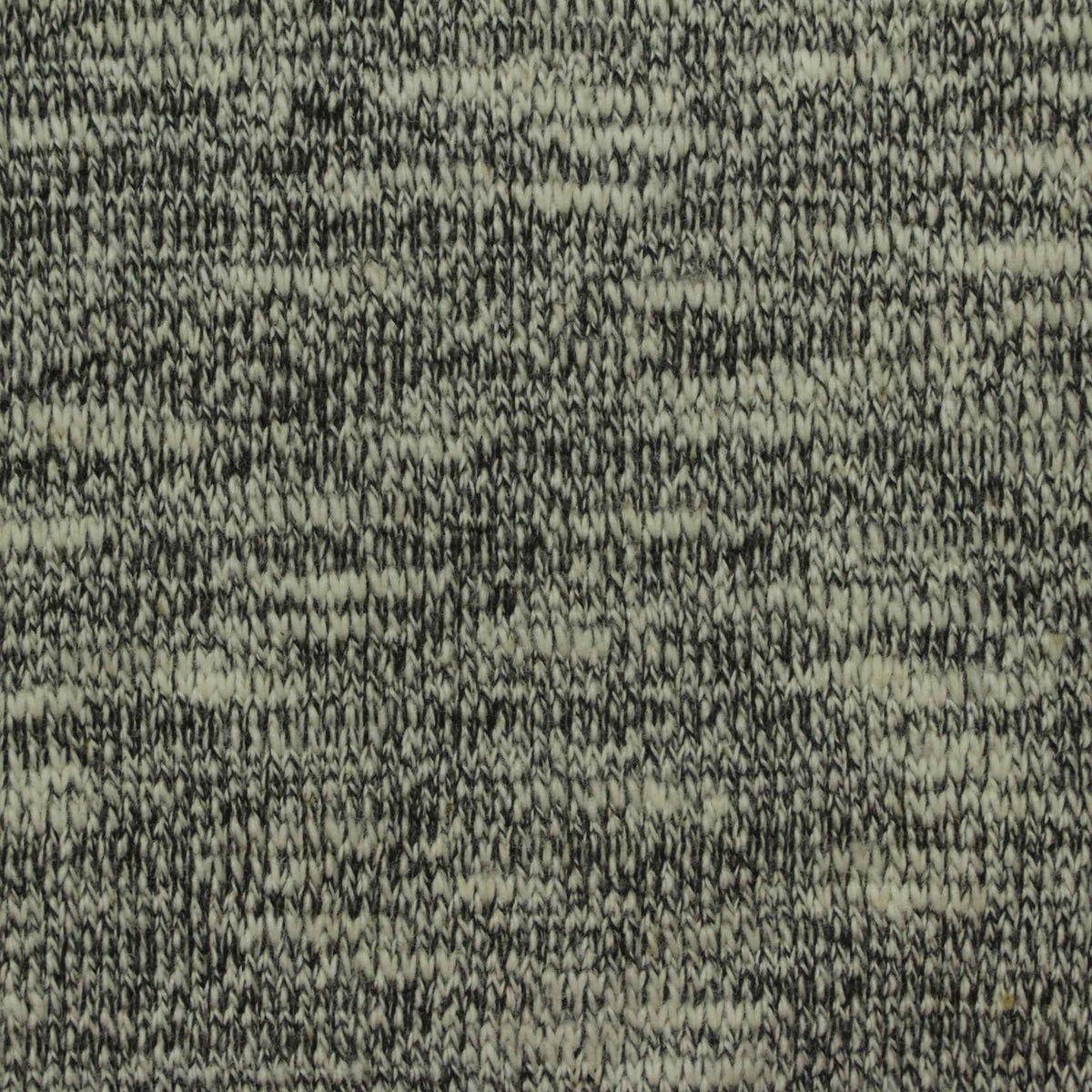 Black Marl French Terry, Cotton-Poly, 250 gsm, 167 cm