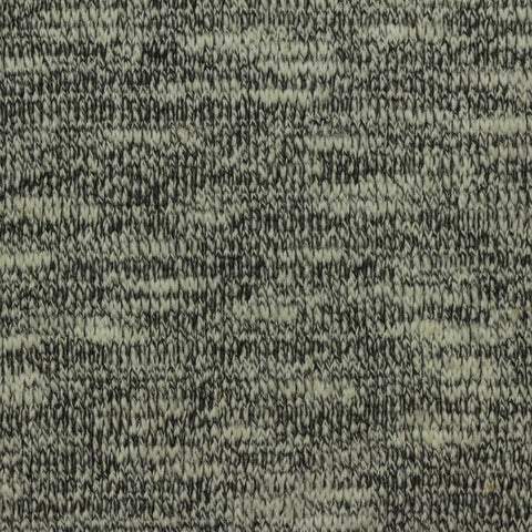 Black Marl French Terry, Cotton-Poly, 250 gsm, 167 cm