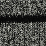 Black Horizontal-Stripe Chunky Knit, Polyester — texture