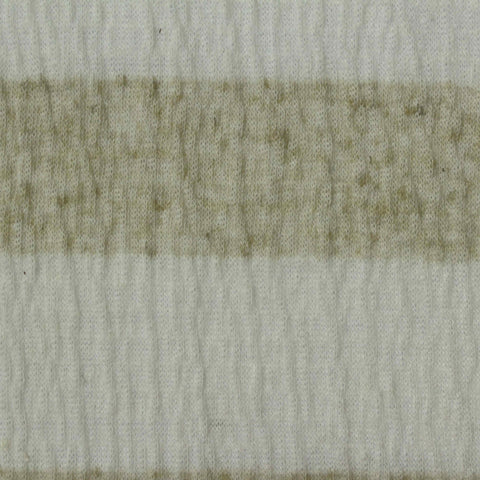 Striped Polyester Stretch Crepe Fabric, 170 gsm, 125 cm — White