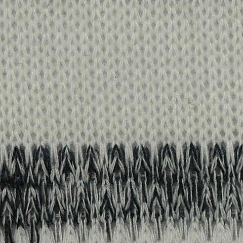 Striped Polyester Stretch Jersey Knit Fabric, 250 gsm, 148 cm — Grey