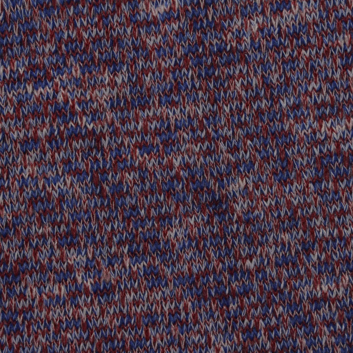 Red Heathered-Marl Jersey Knit, Polyester, 170 gsm