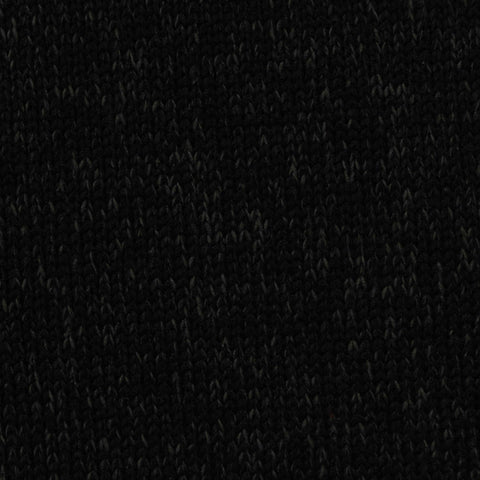 Black Marl Chunky Knit, Polyester, 220 gsm, 165 cm