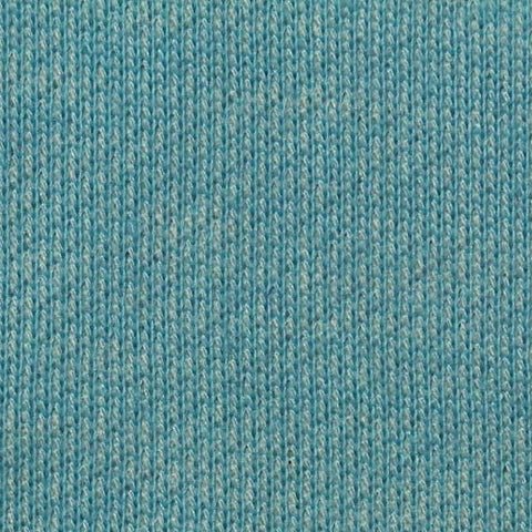 Light Blue Marl French Terry, Poly-Cotton, 250 gsm