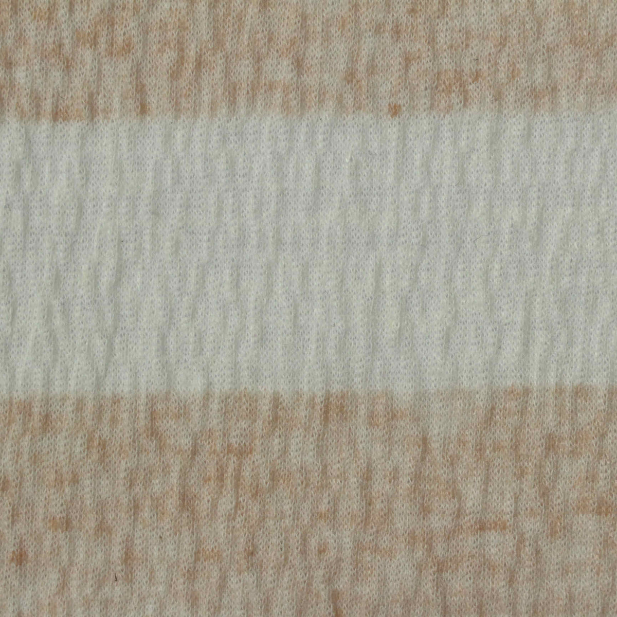 Striped Polyester Stretch Crepe Fabric, 170 gsm, 125 cm — Beige