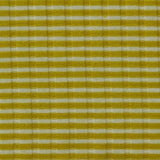 Striped Polyester Viscose Stretch Rib Knit Fabric, 170 gsm, 150 cm — Yellow