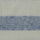 Blue Horizontal-Stripe Crepe, Poly-Viscose