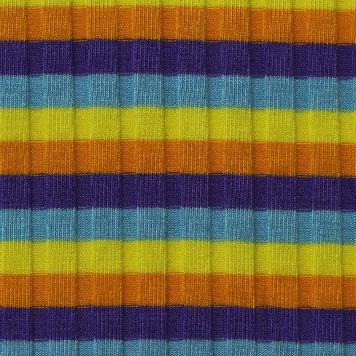 Purple Horizontal-Stripe Jersey Knit, Viscose, 205 gsm