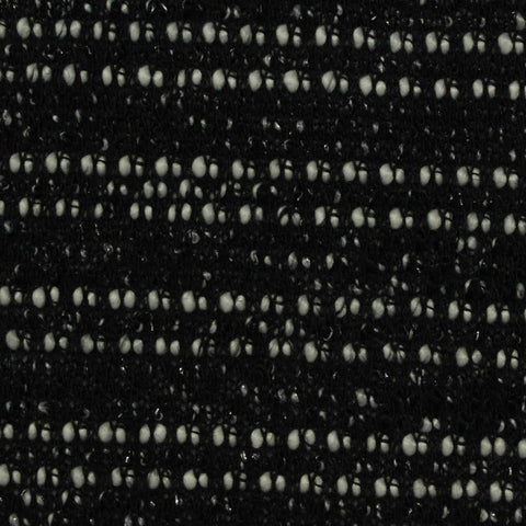 Black Dots Chunky Knit, Polyester, 320 gsm