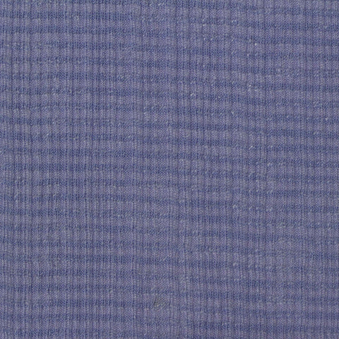 Blue Grid Rib Knit, Polyester