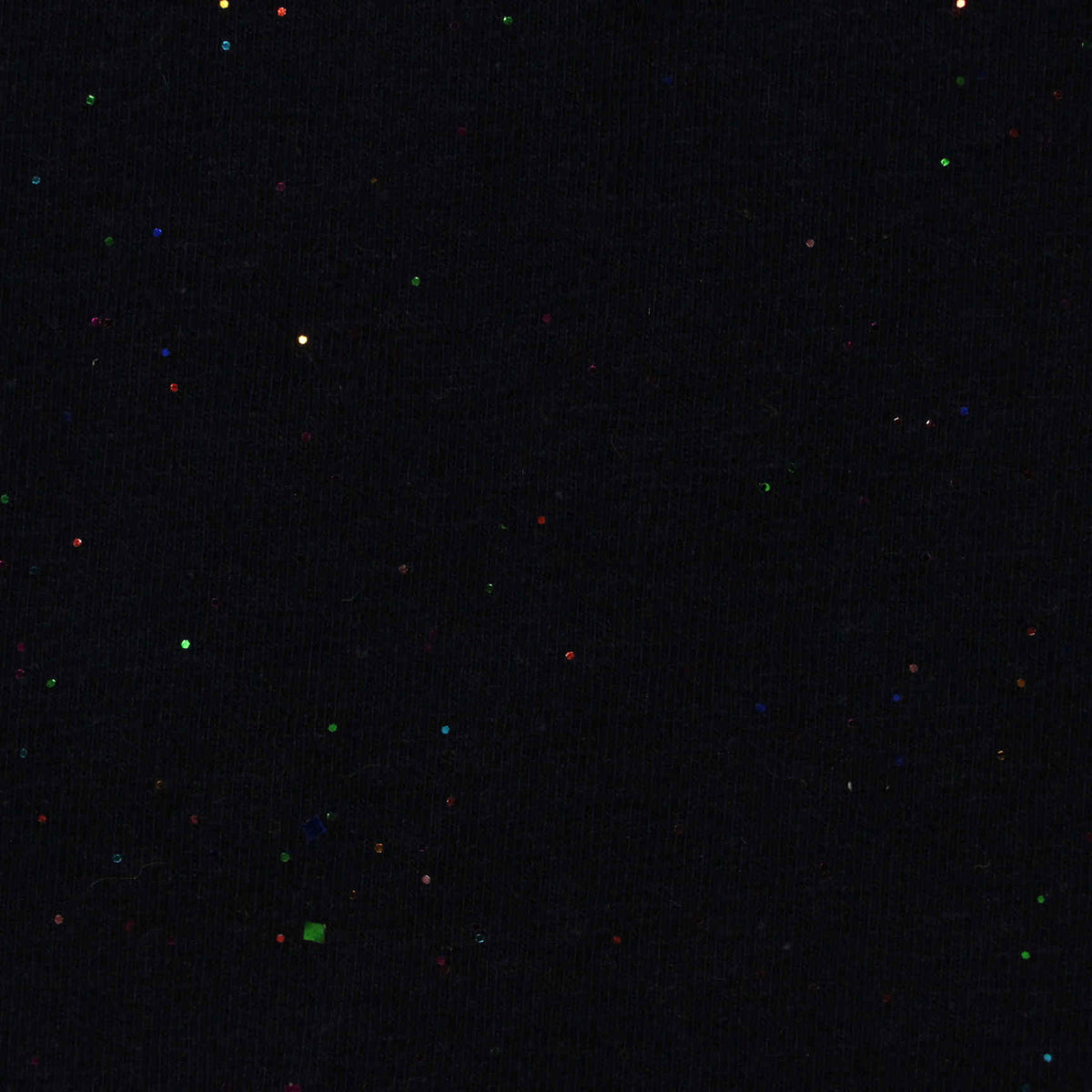 Black Glitter-Fleck Knit, Cotton