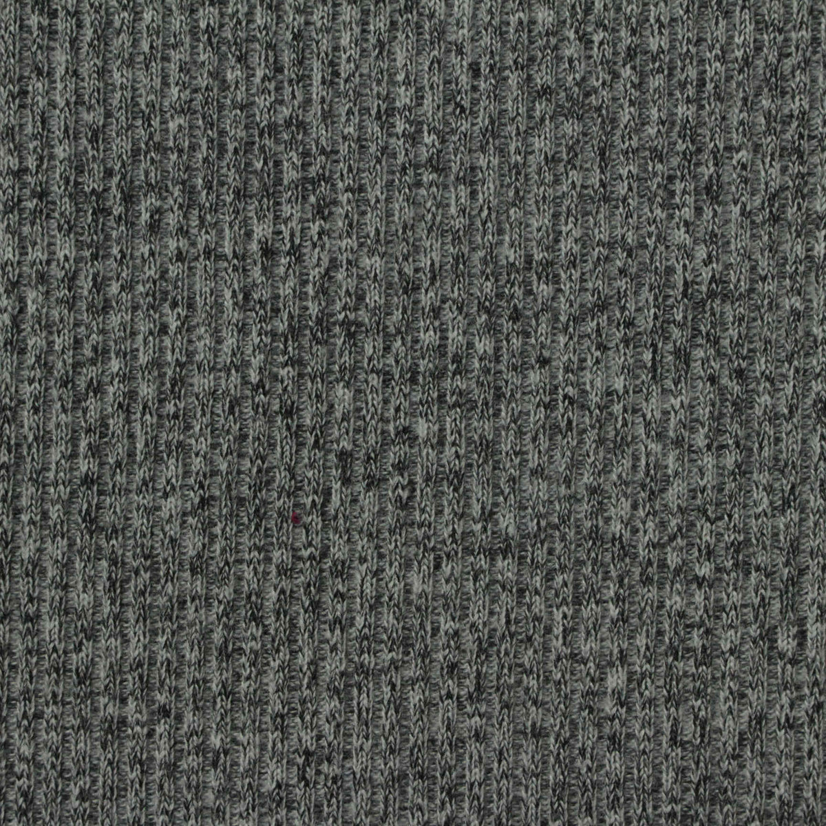 Grey Marl Rib Knit, Polyester, 489 gsm