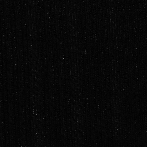 Black Flecks Rib Knit, Viscose-Poly