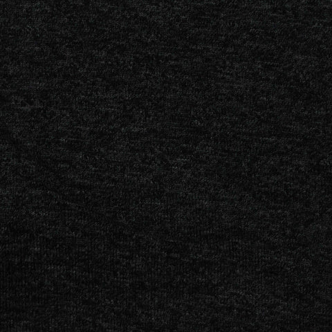Dark Grey Marl Jersey Knit, Cotton, 155 gsm