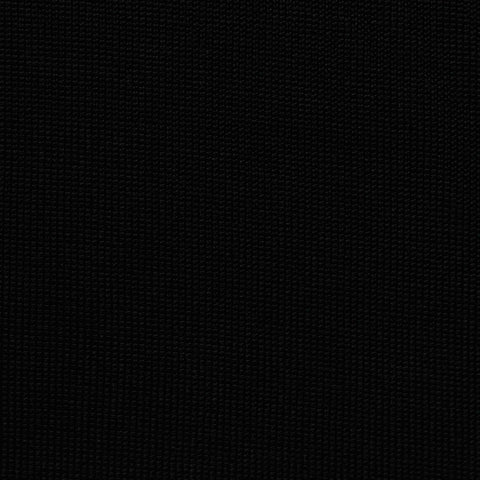 Polyester Viscose Stretch Jersey Knit Fabric, 184 gsm — Black