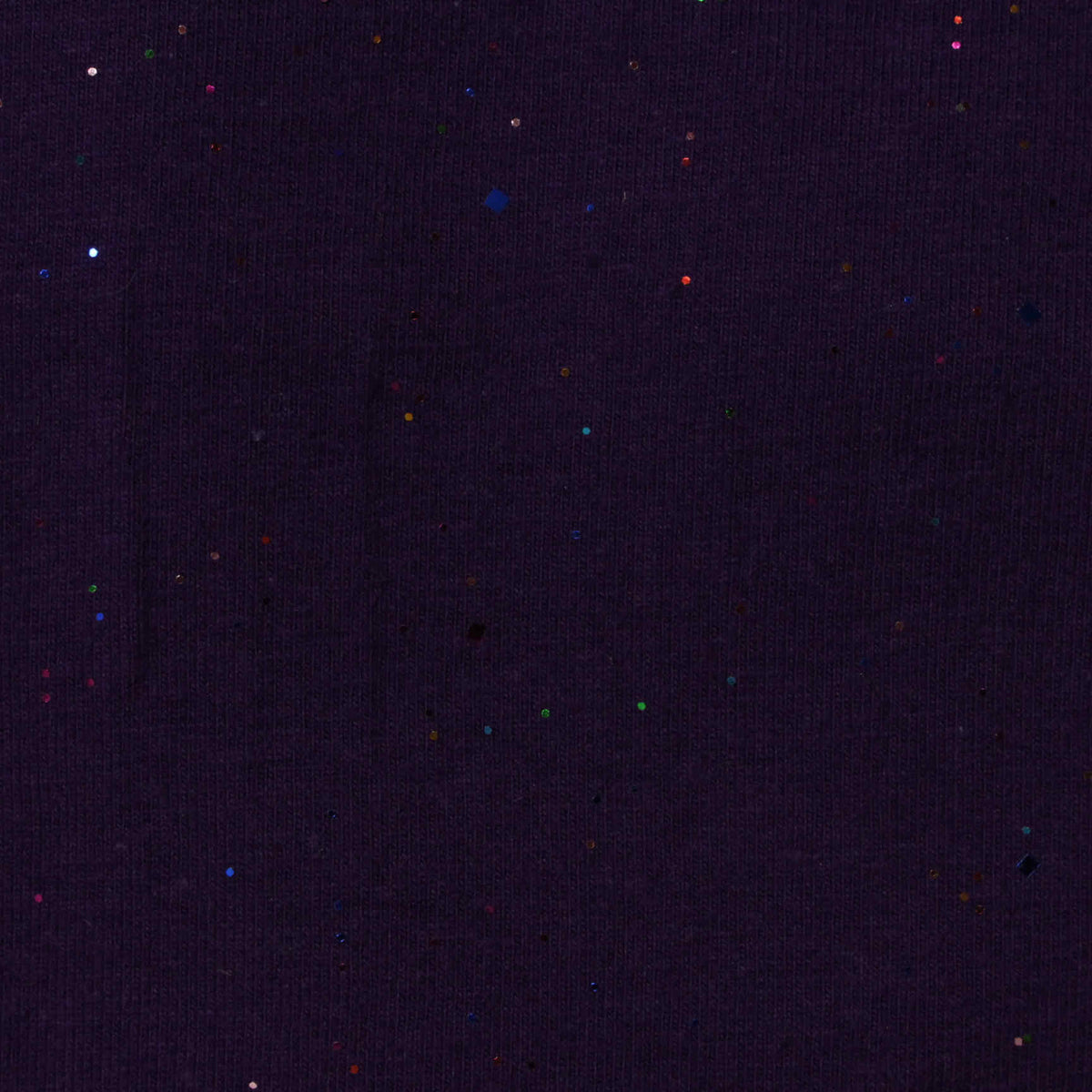 Purple Glitter-Dot Jersey Knit, Cotton