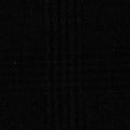 Plaid Viscose Nylon Blend Stretch Knit Fabric, 400 gsm — Black