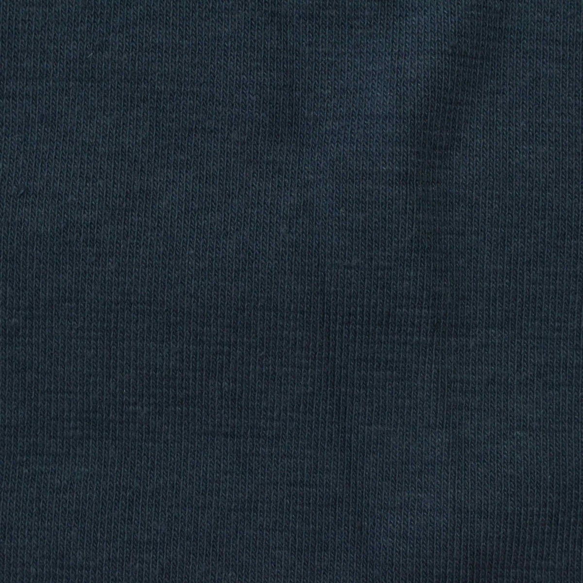 Polyester Cotton Stretch Rib Knit Fabric, 425 gsm — Navy
