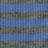 Blue Horizontal-Stripe Rib Knit, Viscose — texture