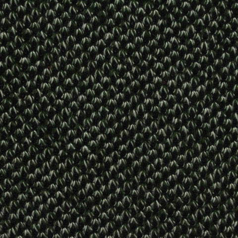 Dark Green Marl Chunky Knit, Poly-Cotton